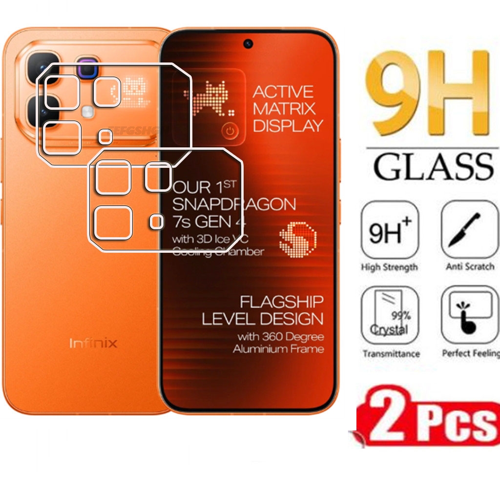 2PCS 9H HD Tempered Glass For  - Oleophobic Coating Spray avis et prix